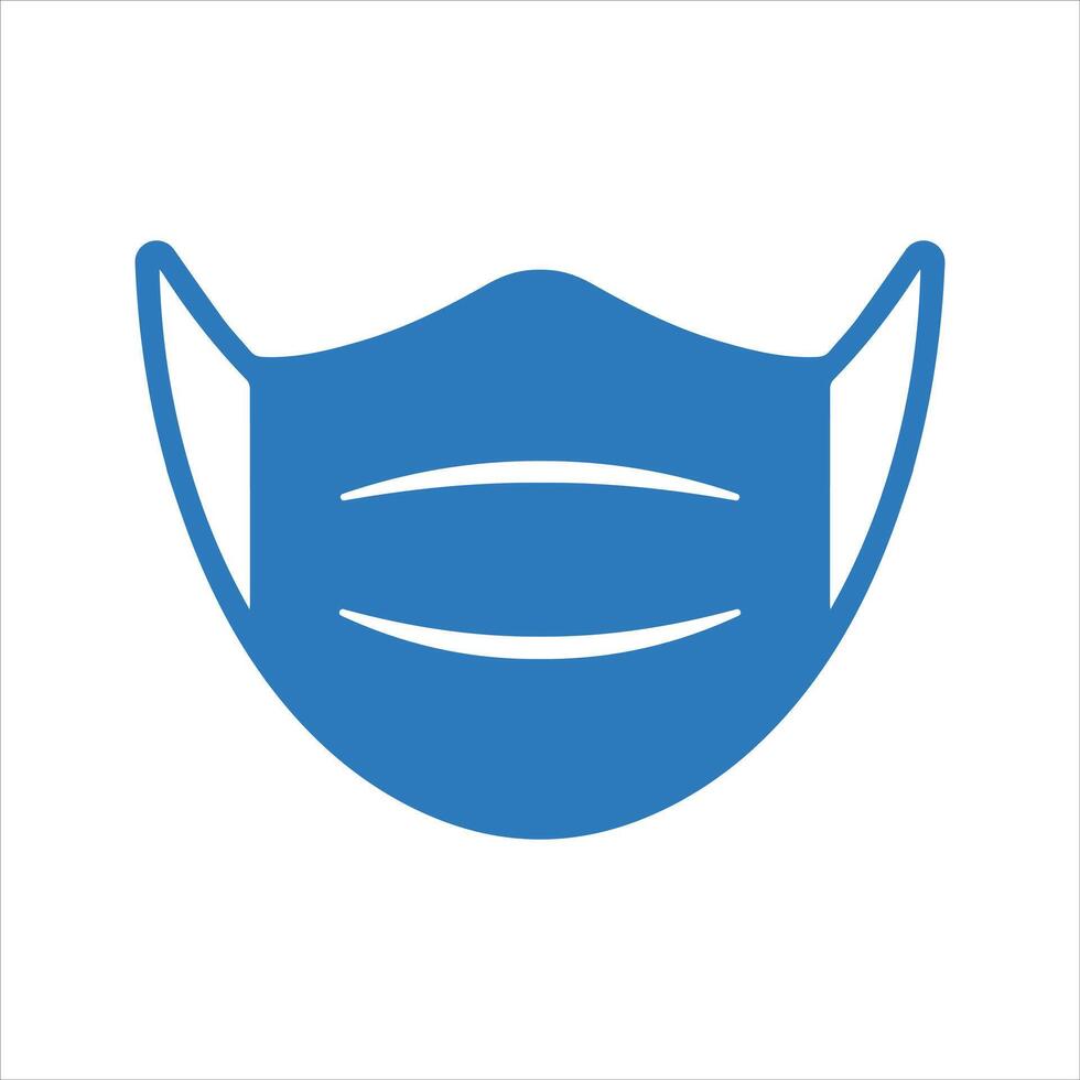 Face mask icon. Face covering icon vector