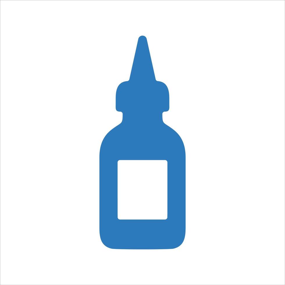Nasal spray icon. Cold, running nose, medicine icon vector