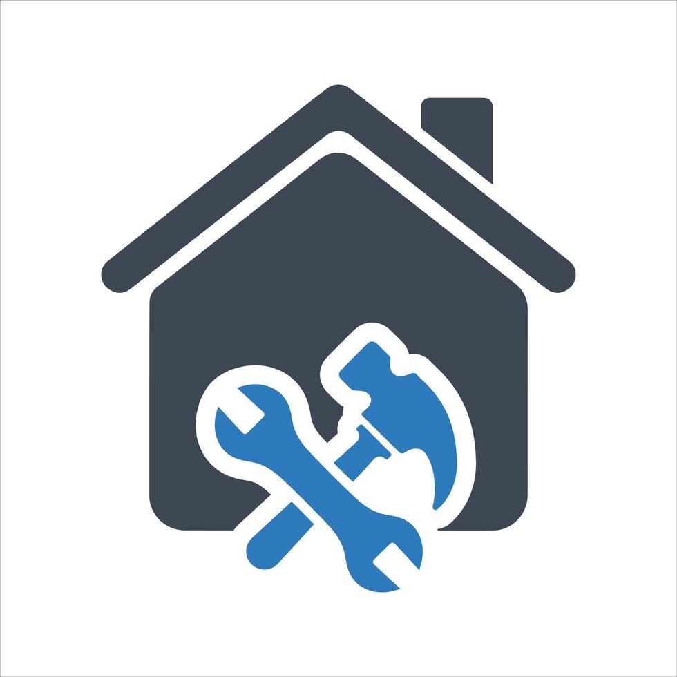 Home renovation icon. vector