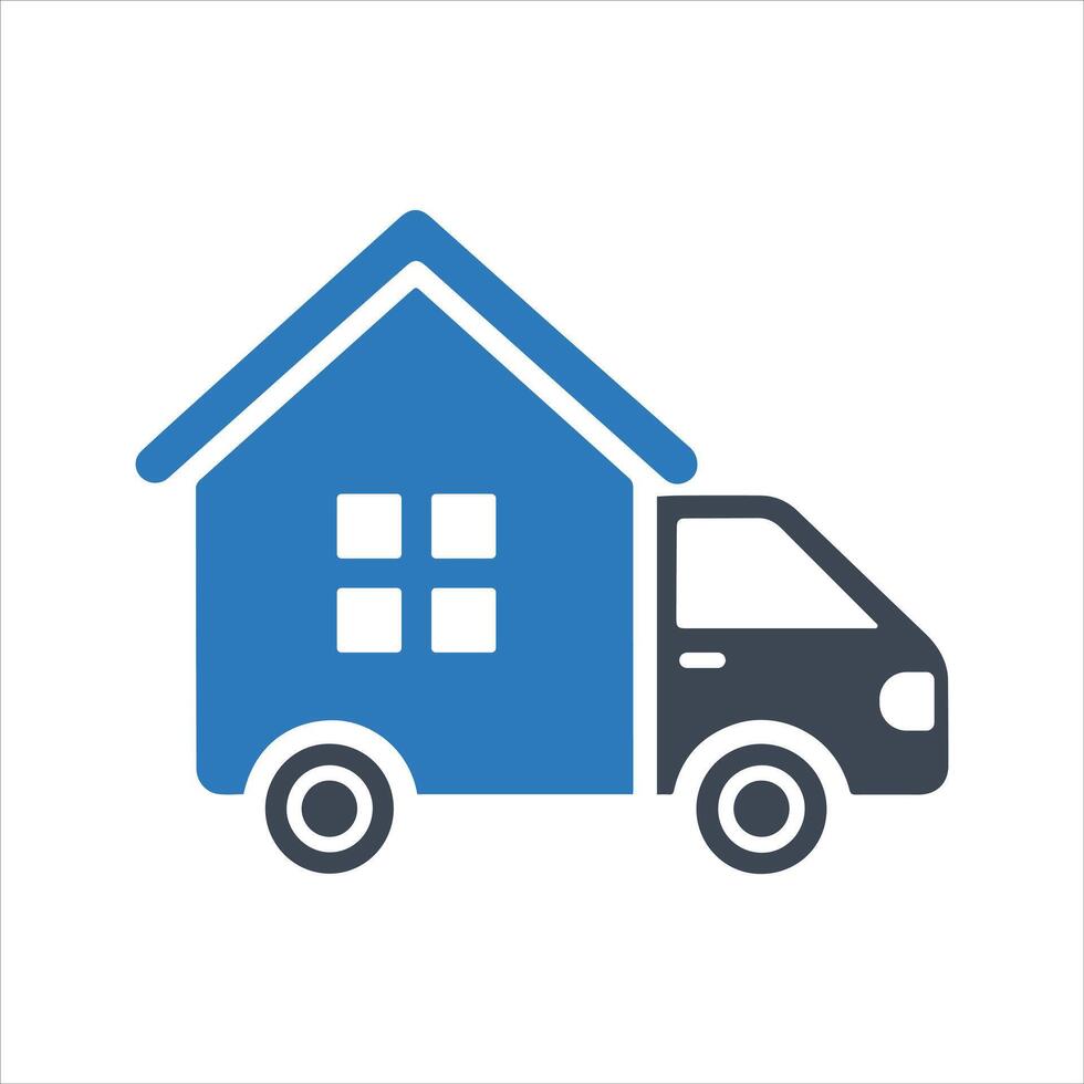 Home delivery icon. Delivery service. Order pickup icon vector