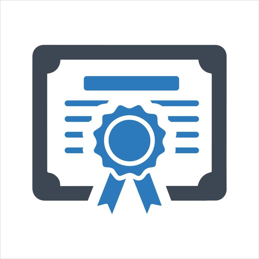 Achievement, award, grant, diploma icon vector