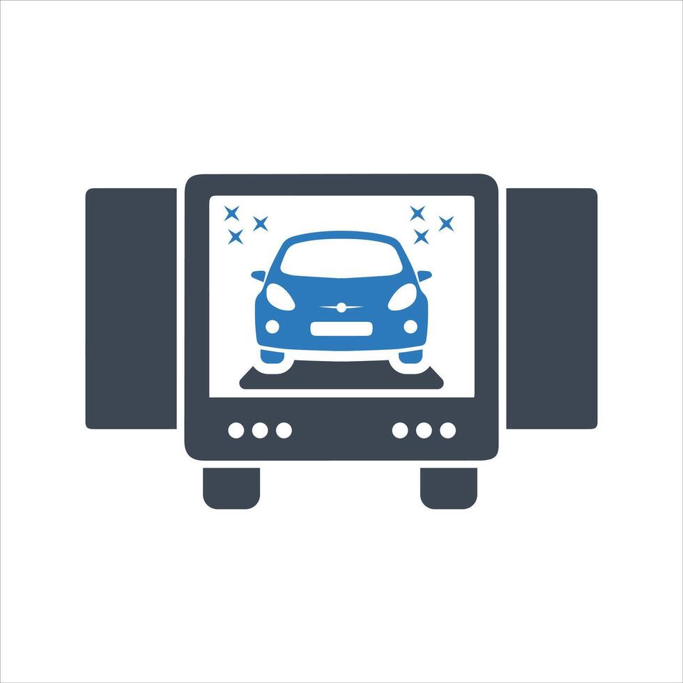 New car icon. Car delivery icon vector