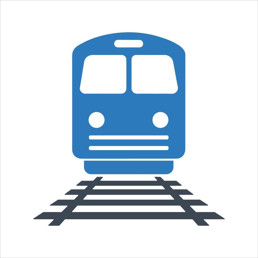 Train icon. Travel, transportation icon vector