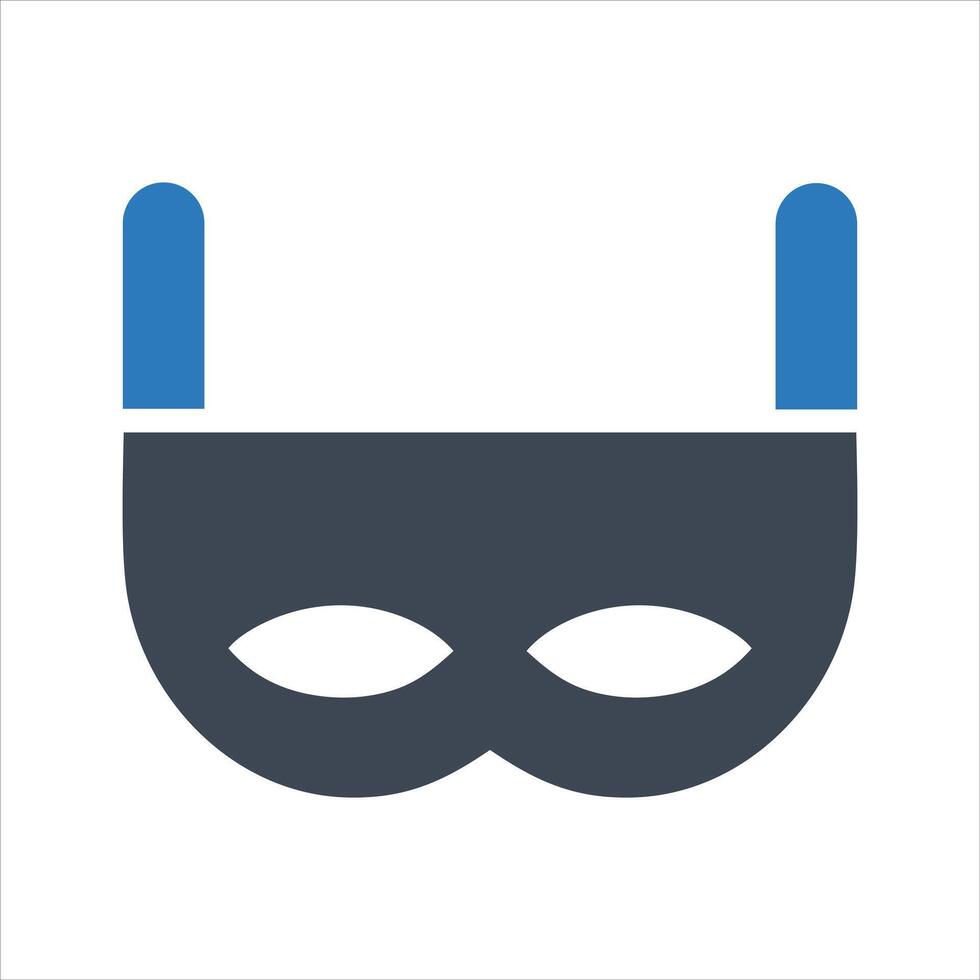 Eye mask icon. Sleeping mask icon vector