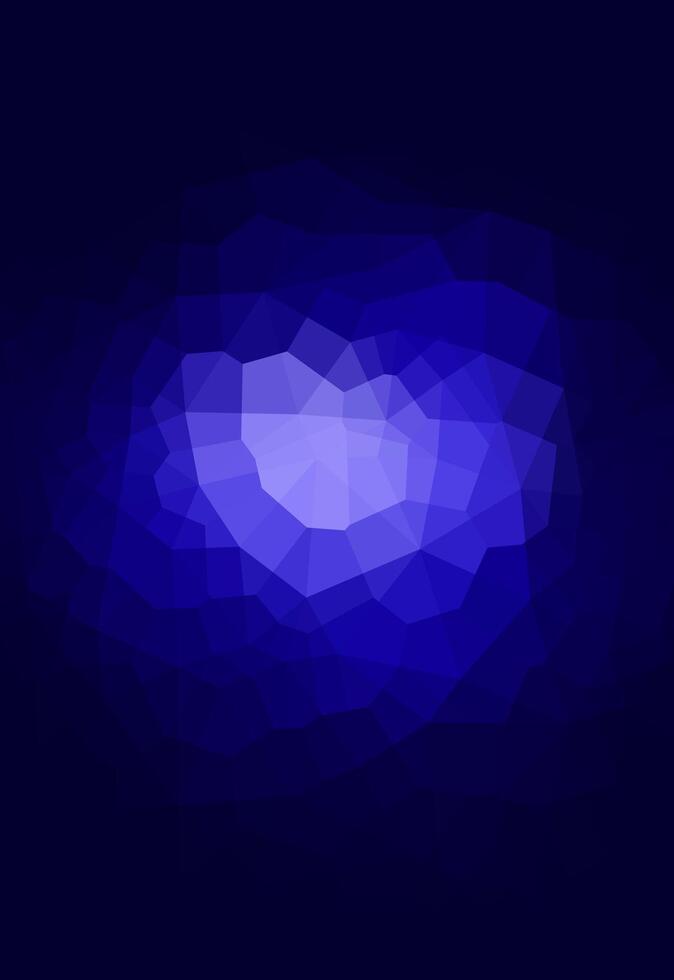 Abstract blue polygonal background. vector
