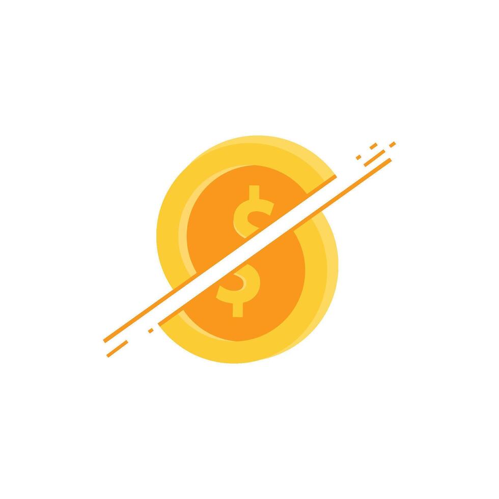 No money icon, illustration vector