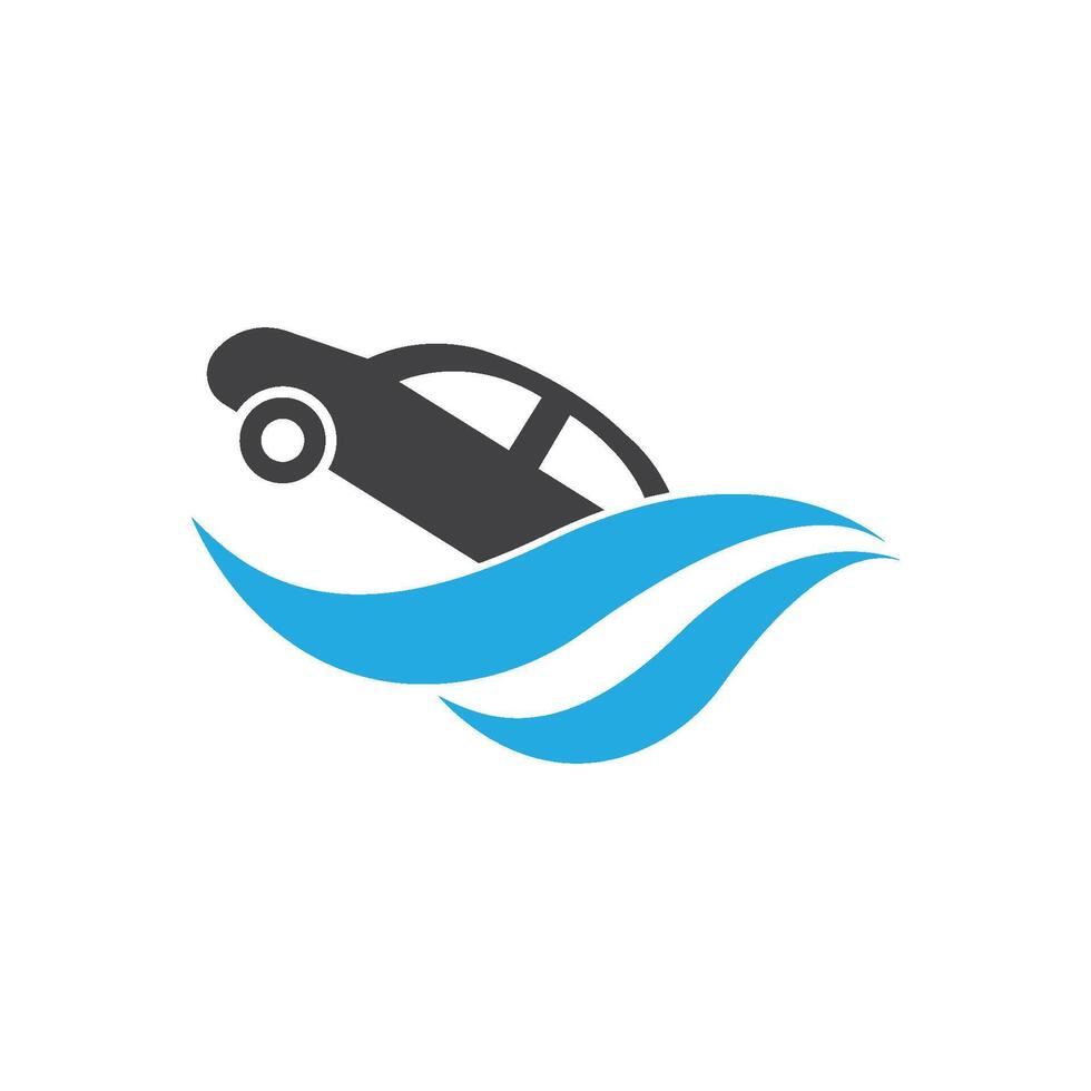Car crash logo design vector
