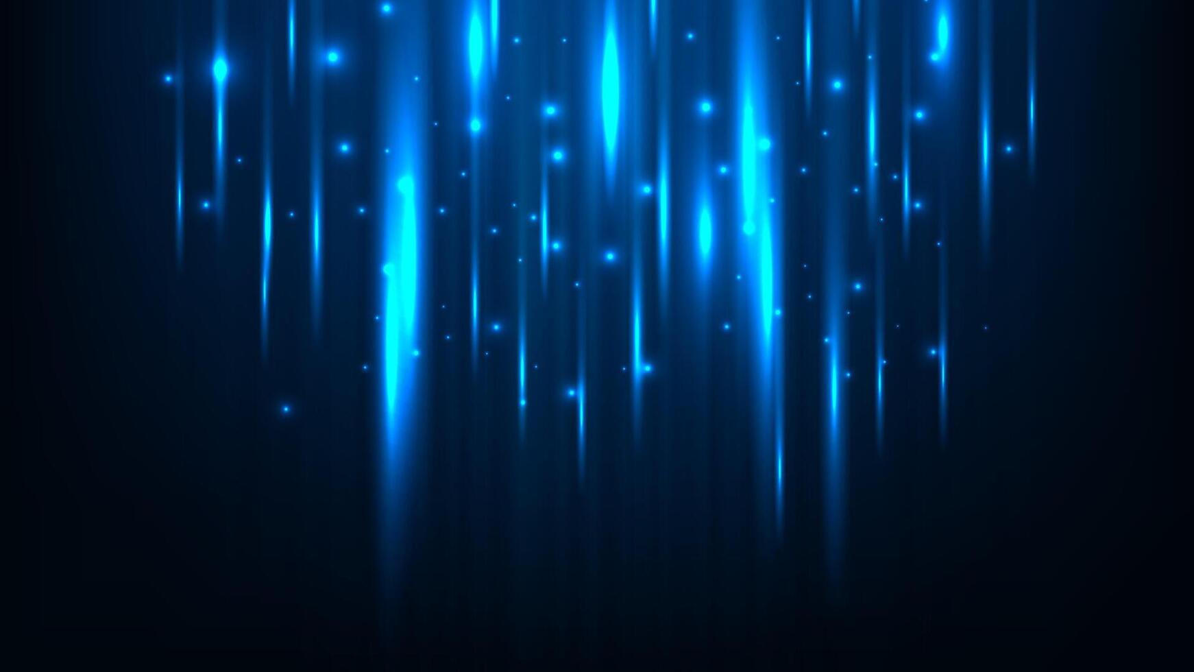 Futuristic digital technology ultra speed lines with blue light background. vector