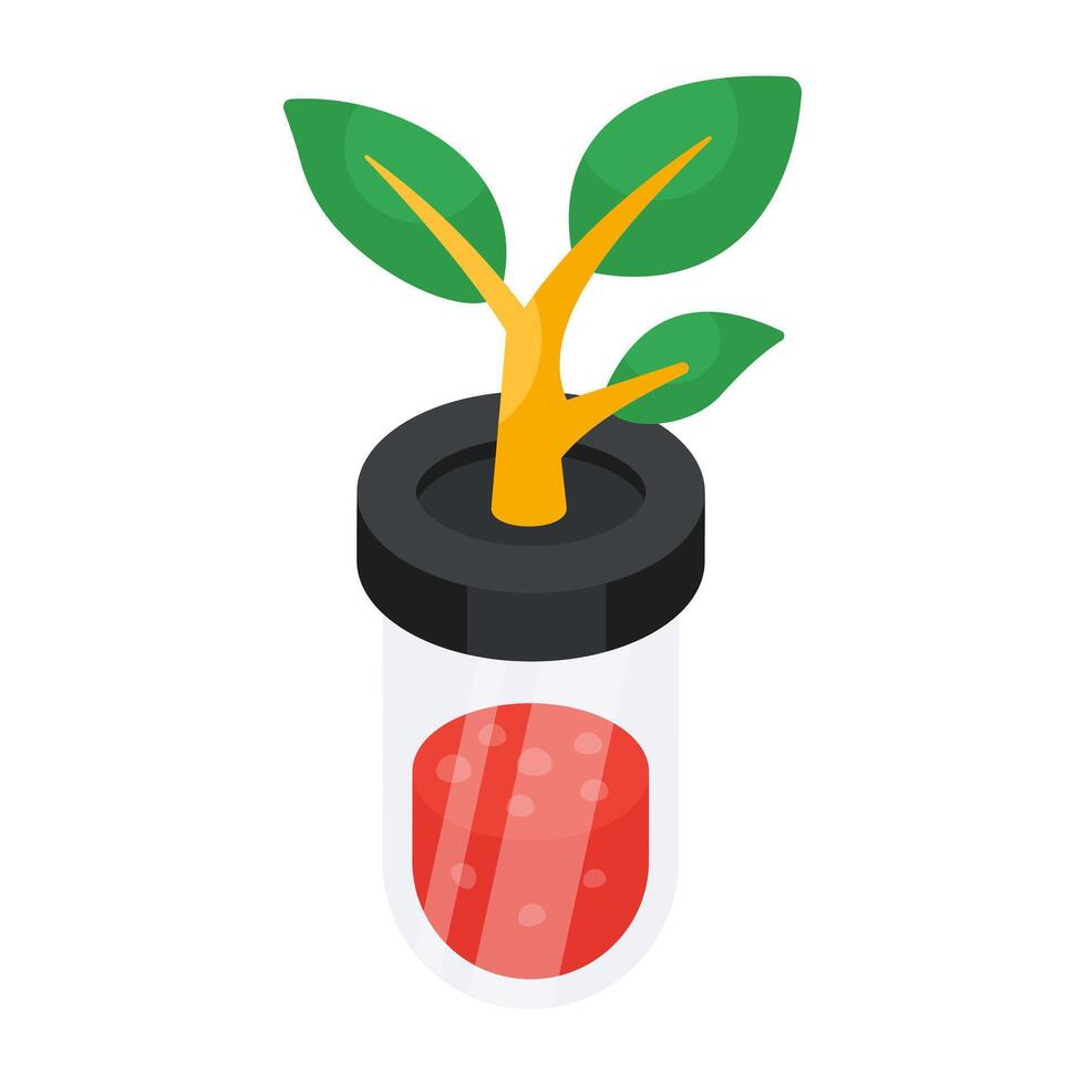 Perfect design icon of botanical tube vector
