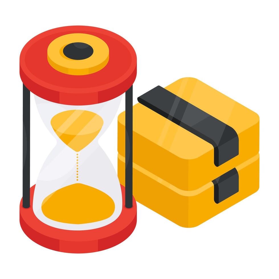 Perfect design icon of delivery time vector