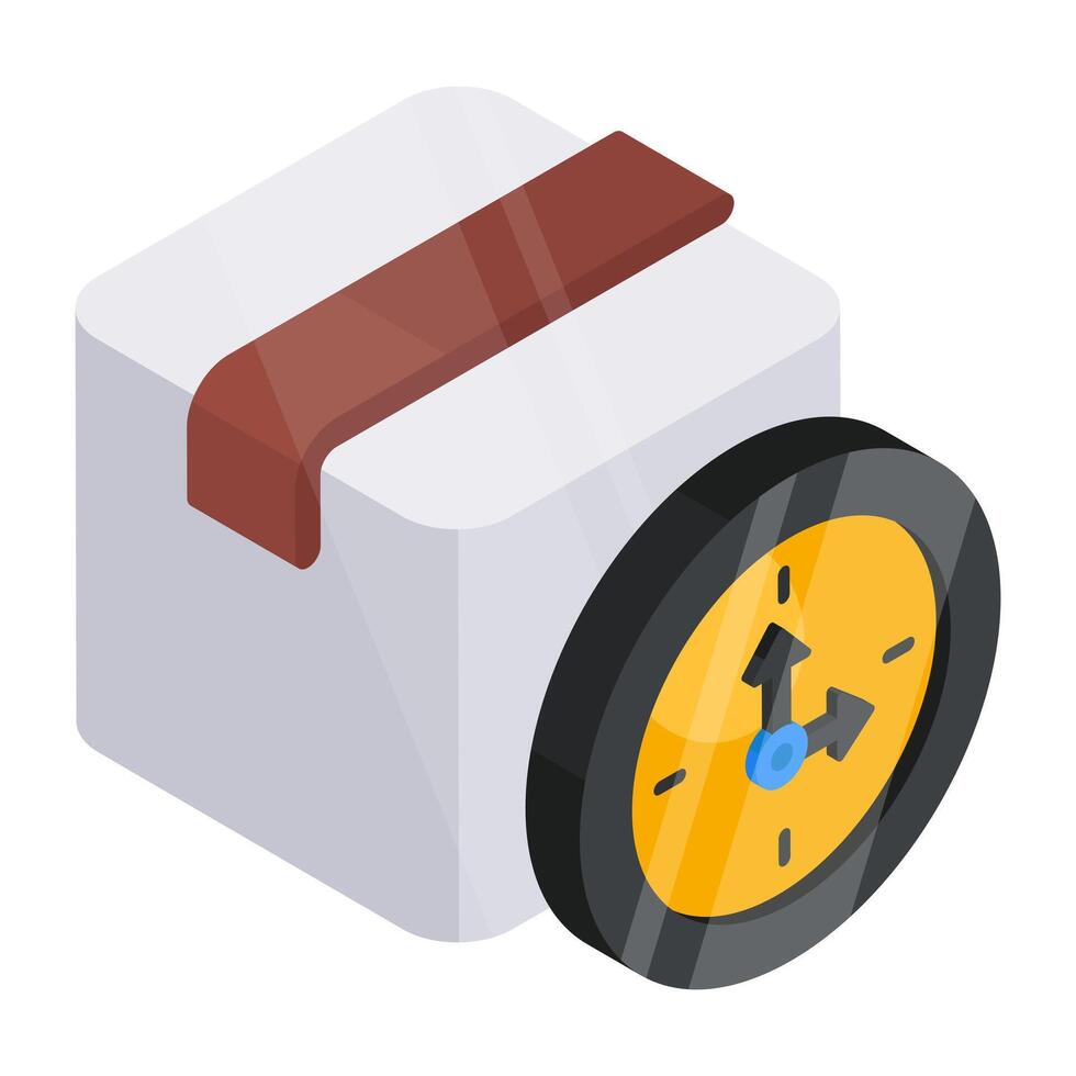 Perfect design icon of delivery time vector