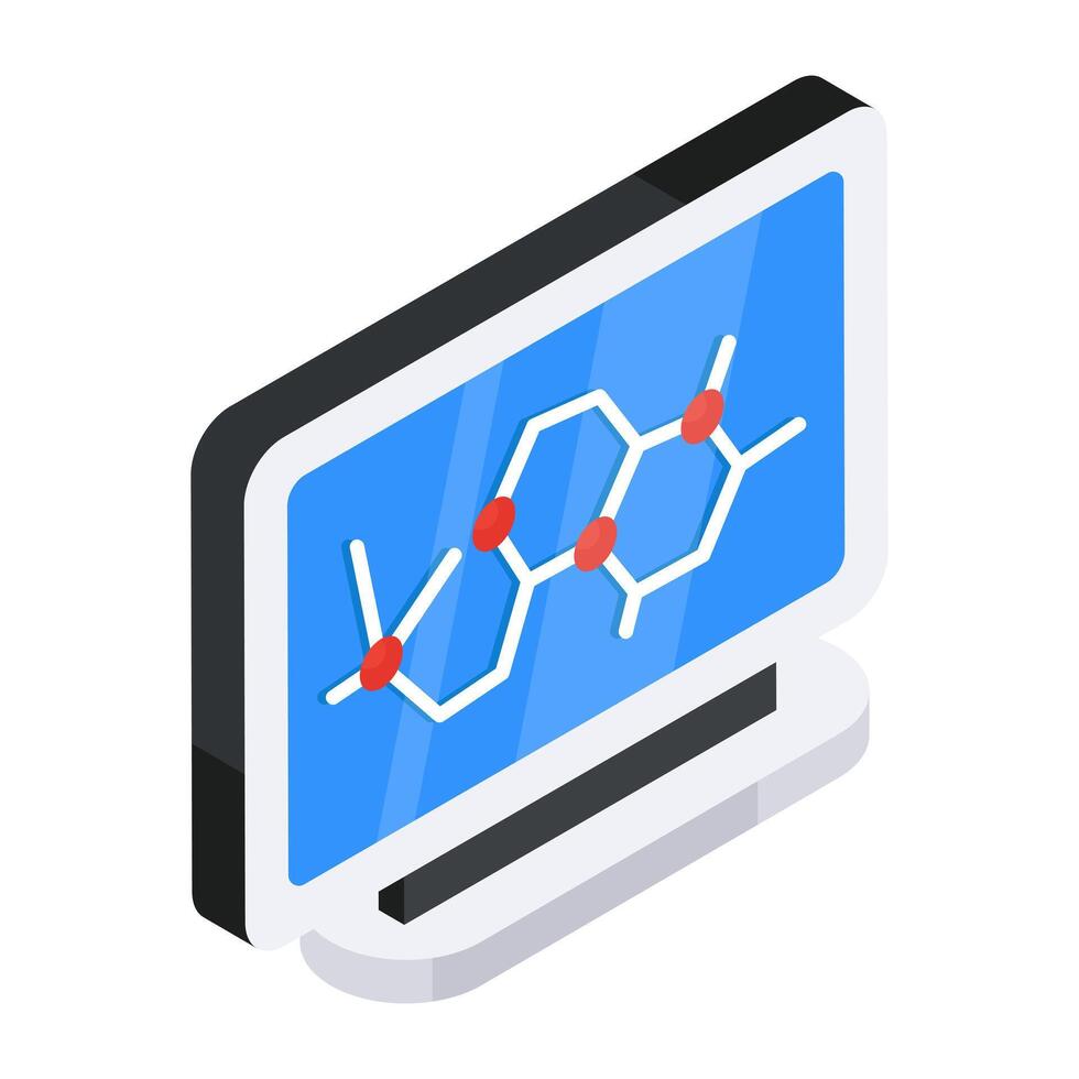 Modern design icon of topology vector