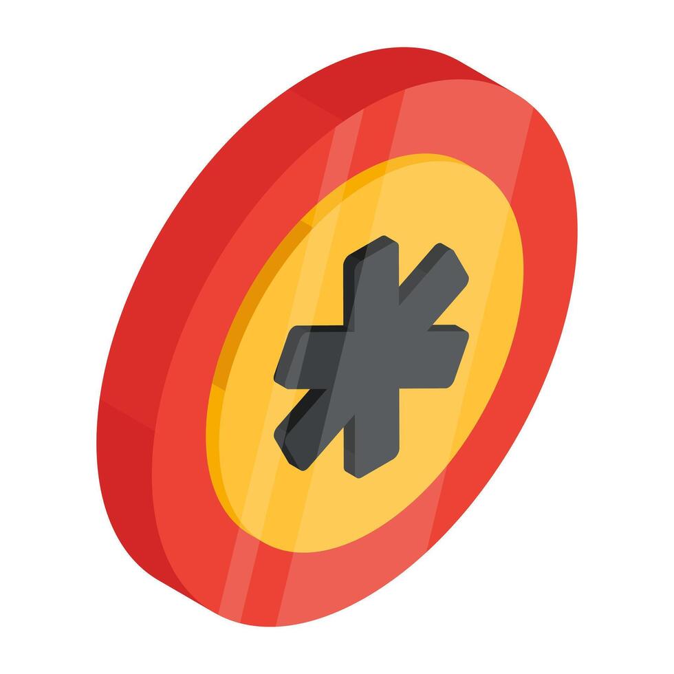 A creative design icon of medical sign vector
