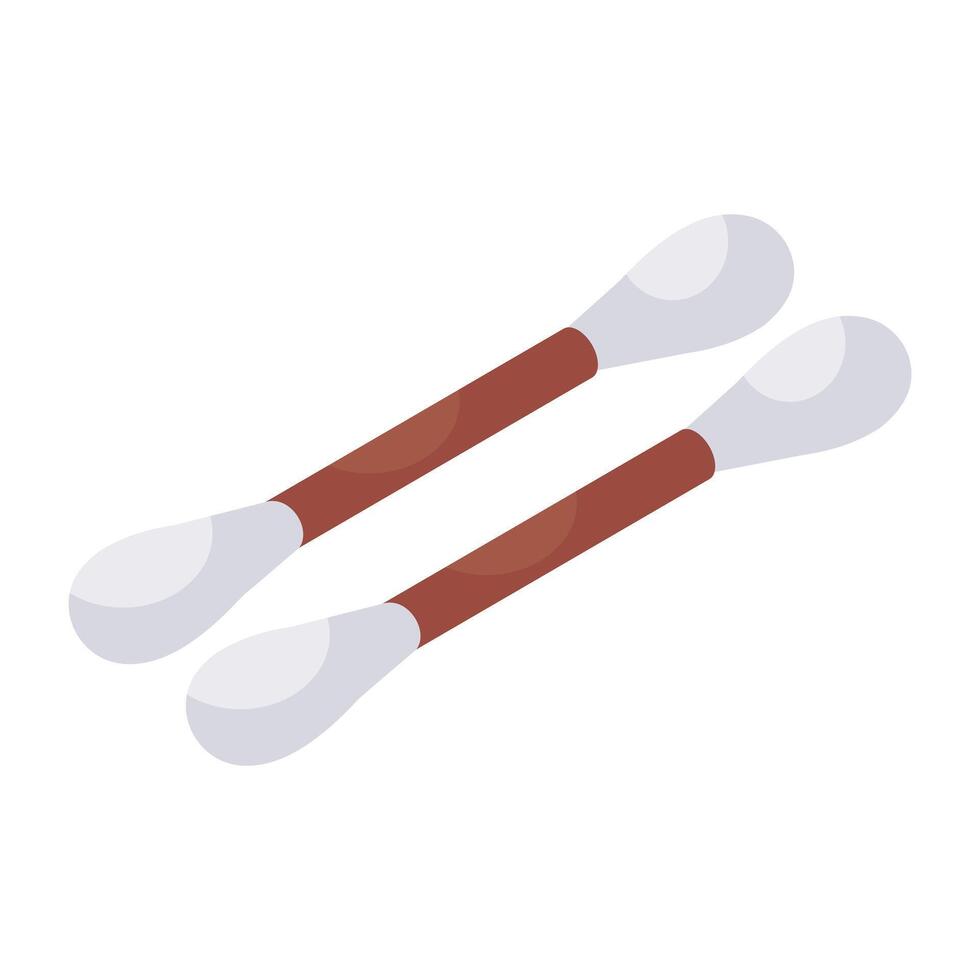Modern design icon of ear swab vector