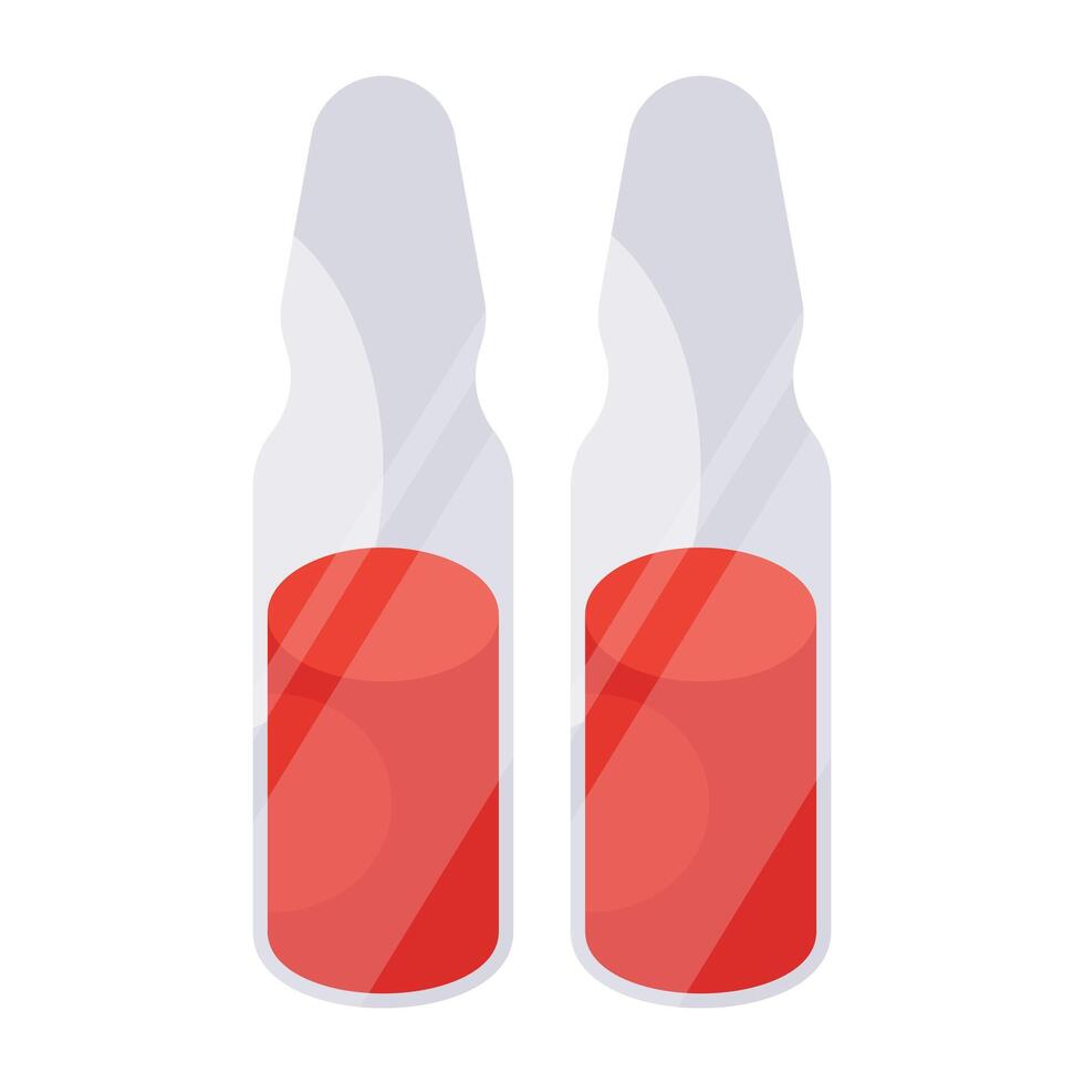 Modern design icon of ampoule vector