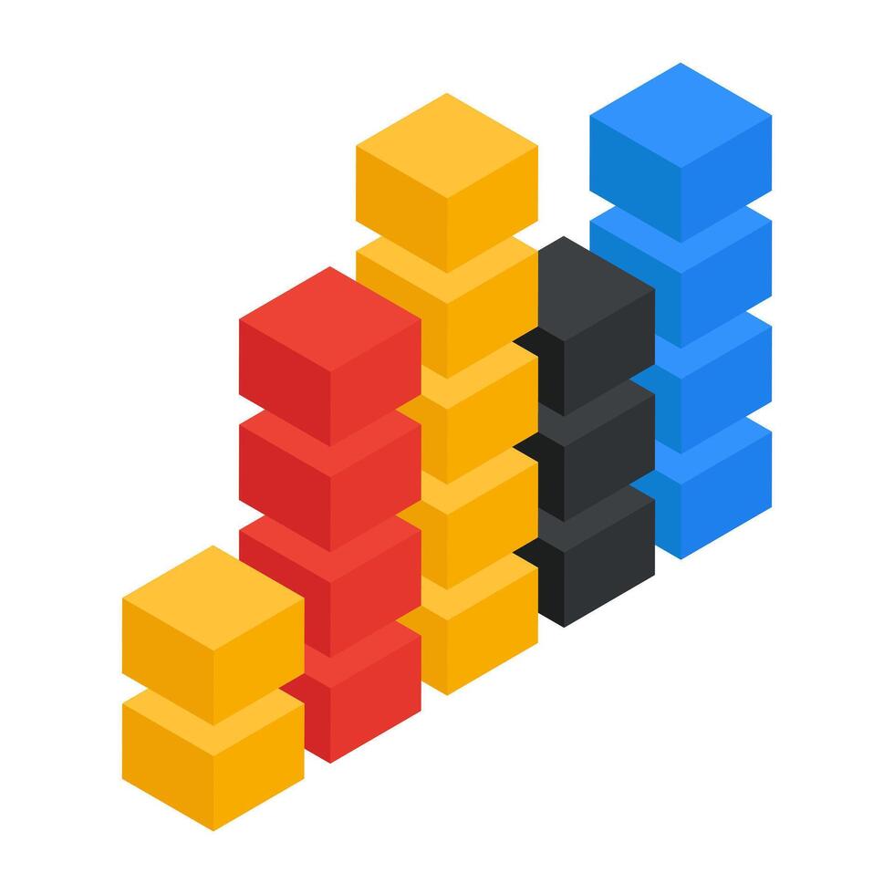 An editable design icon of equalizer vector