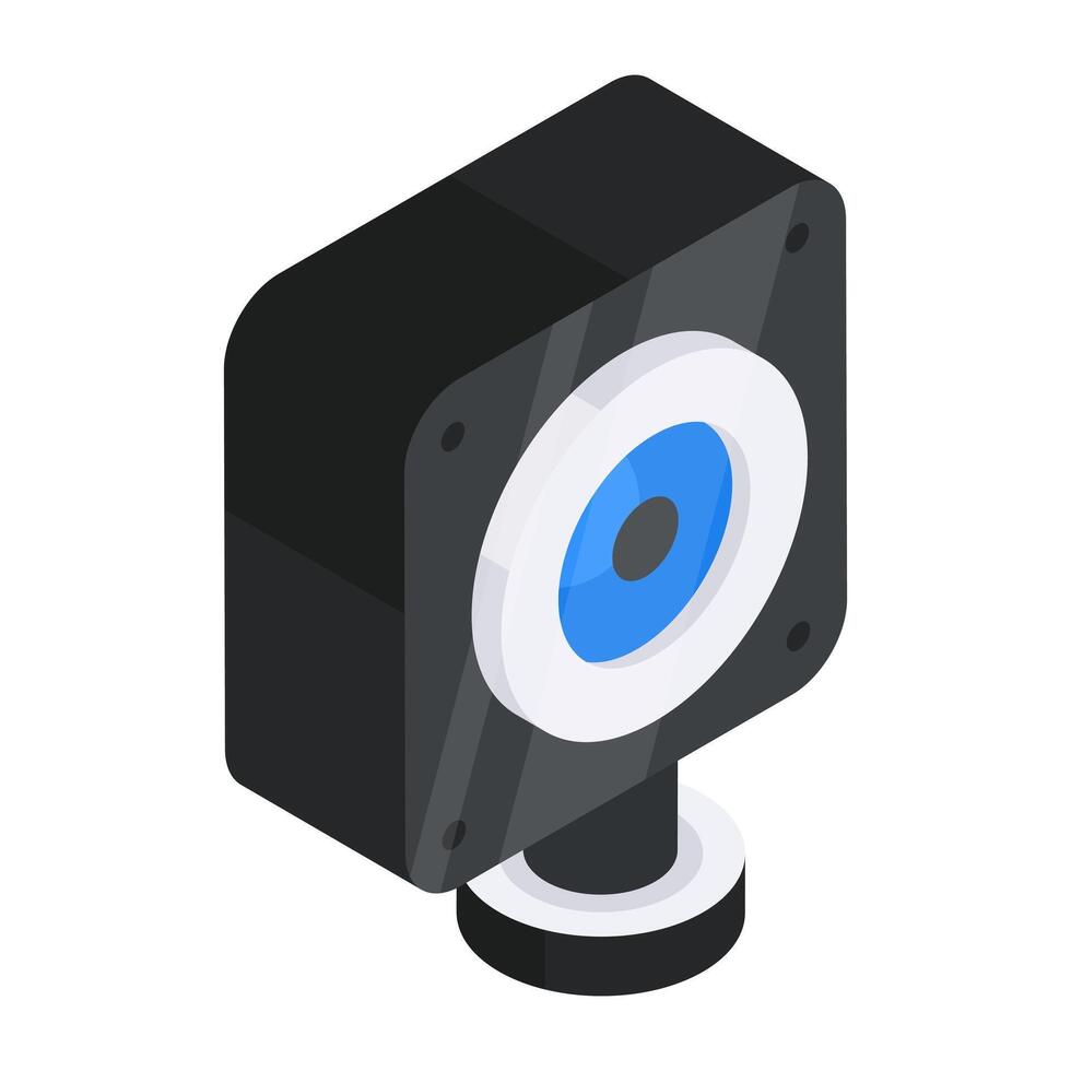 design of woofer, flat icon vector