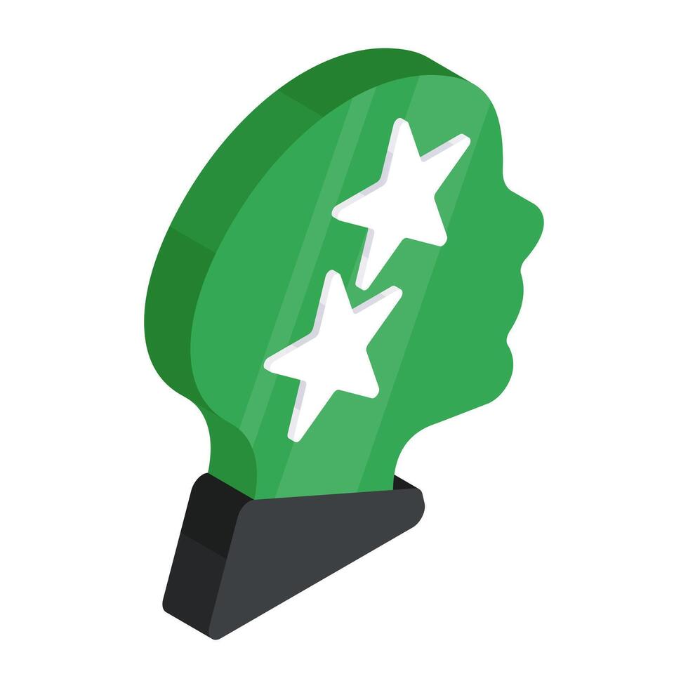 Modern design icon of favorite person vector
