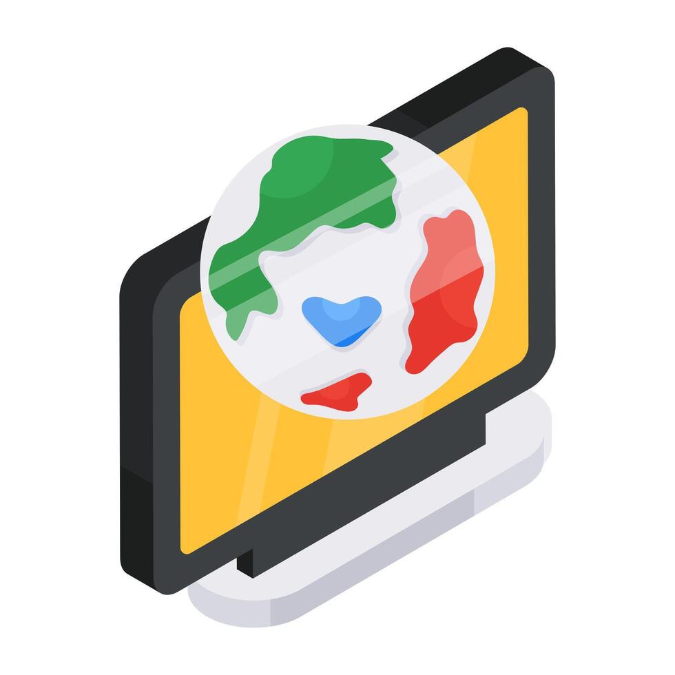 A unique design icon of browser vector