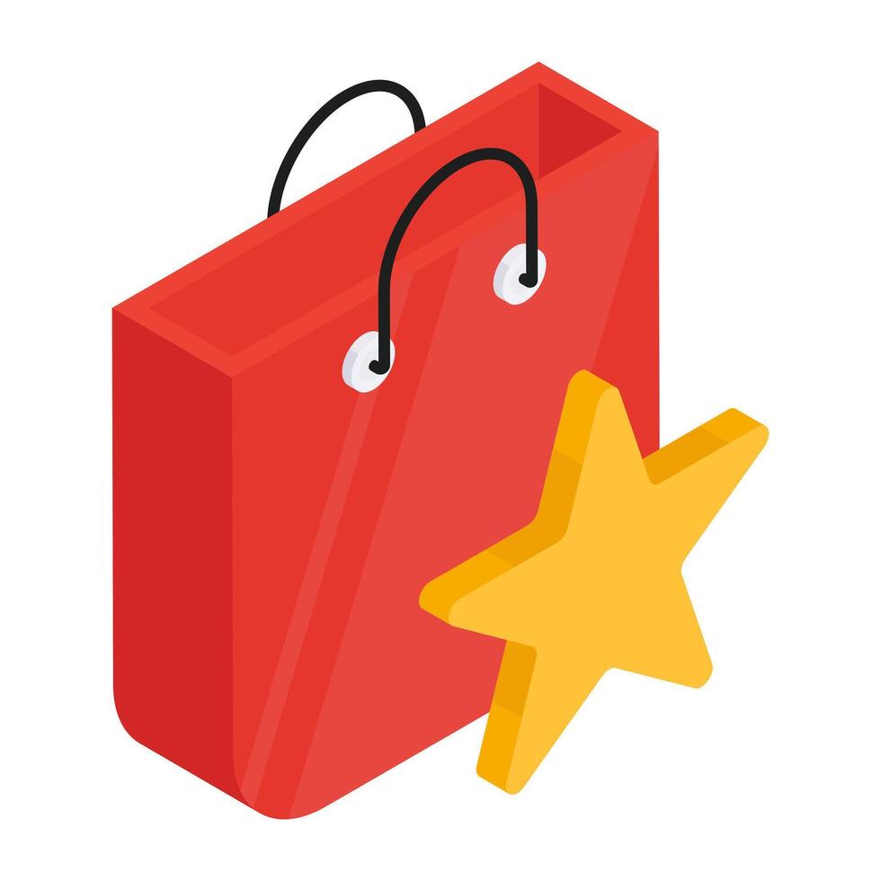 Creative design icon of favorite shopping vector
