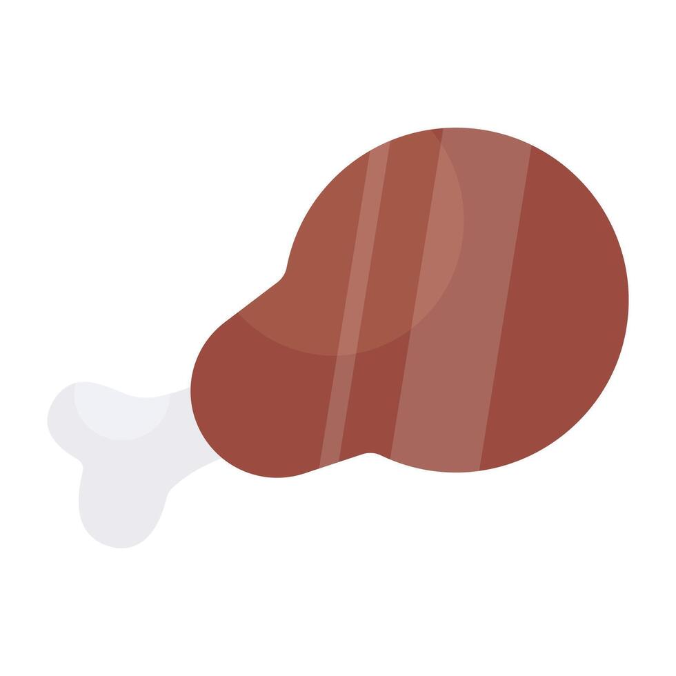 Creative design icon of drumstick vector