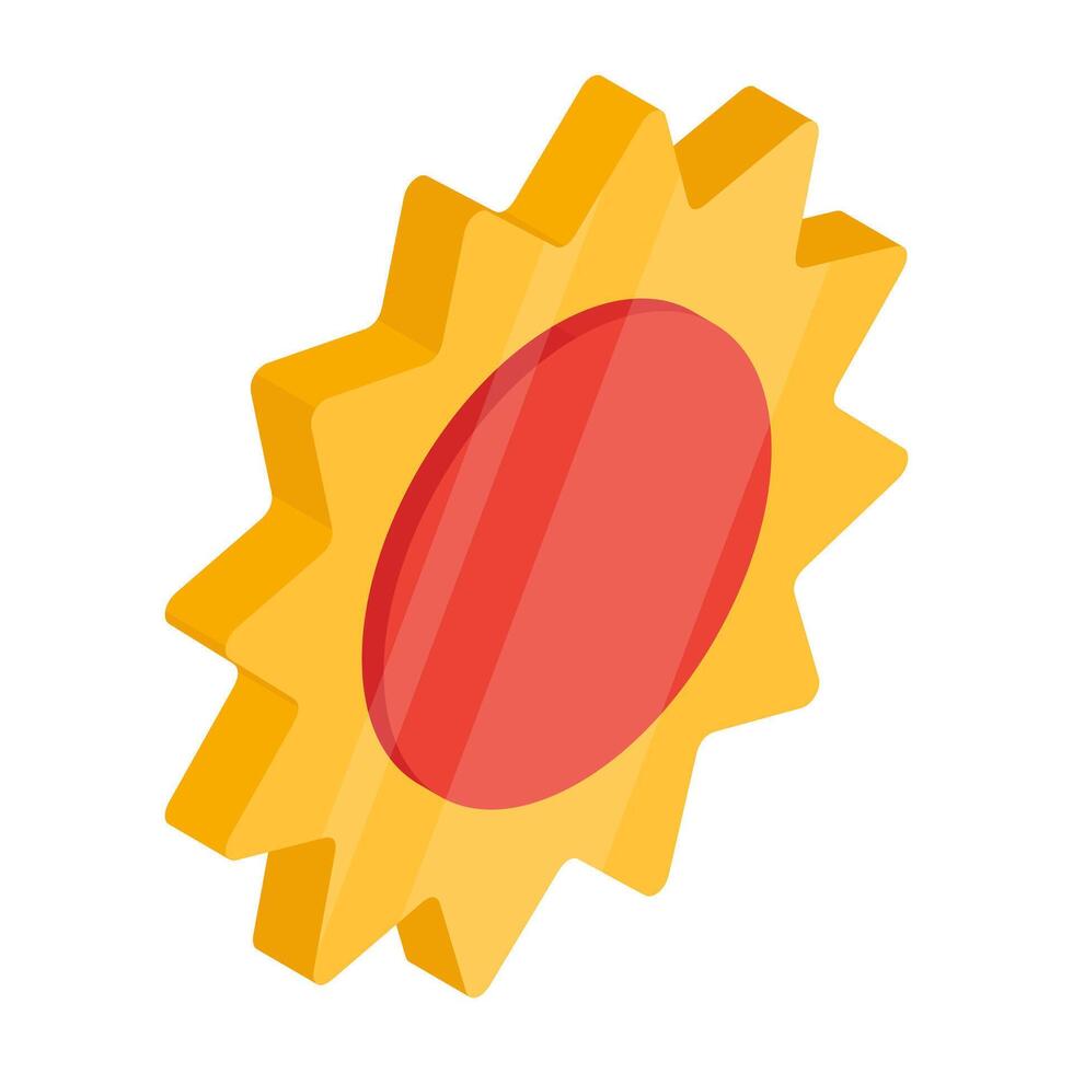 Modern design icon of sun vector
