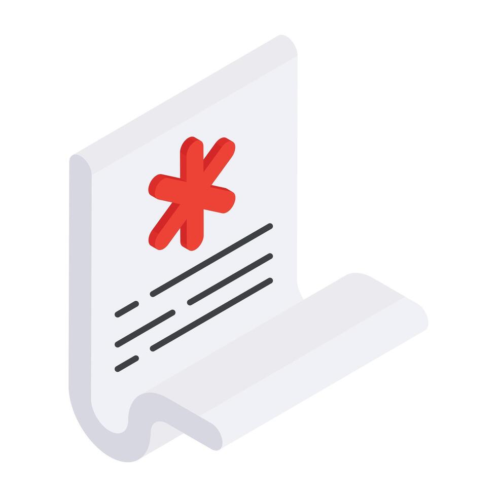 Perfect design icon of prescription vector