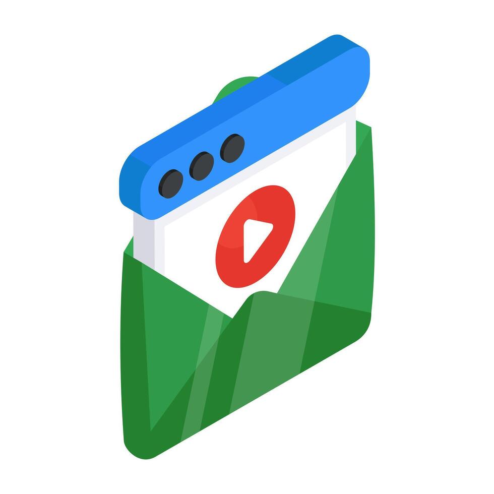 Creative design icon of mail vector