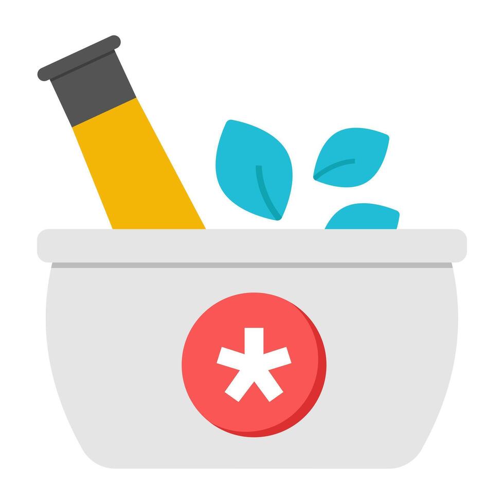 Modern design icon of pestle mortar vector