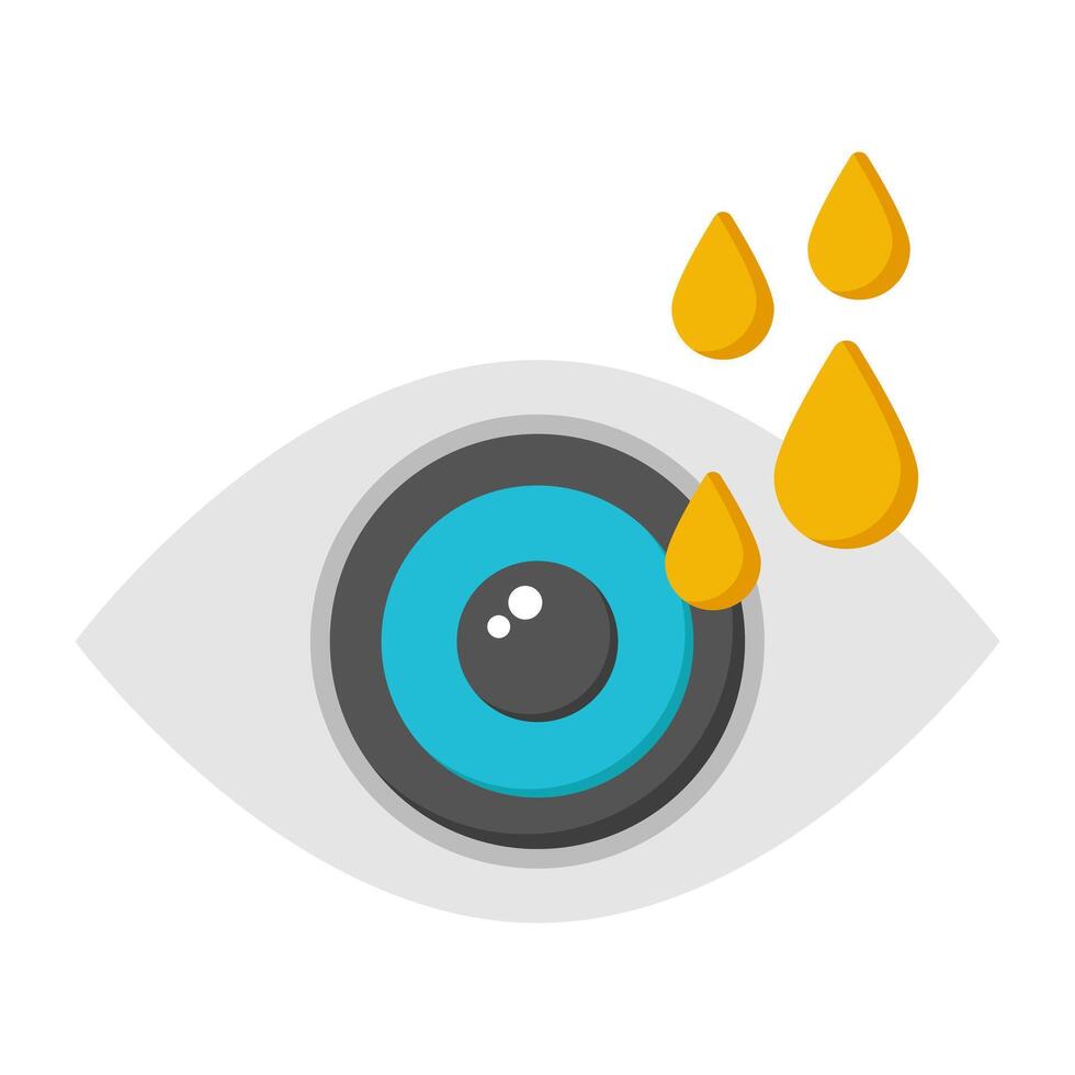 Modern design icon of eye drop vector