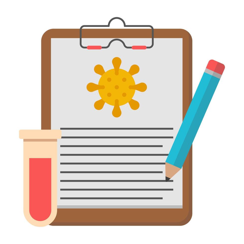 Trendy design icon of prescription vector