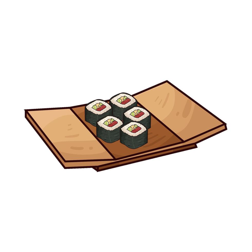Special Sushi Roll vector