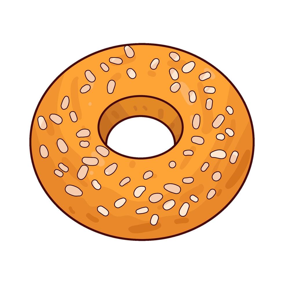 Illustration of donut vector