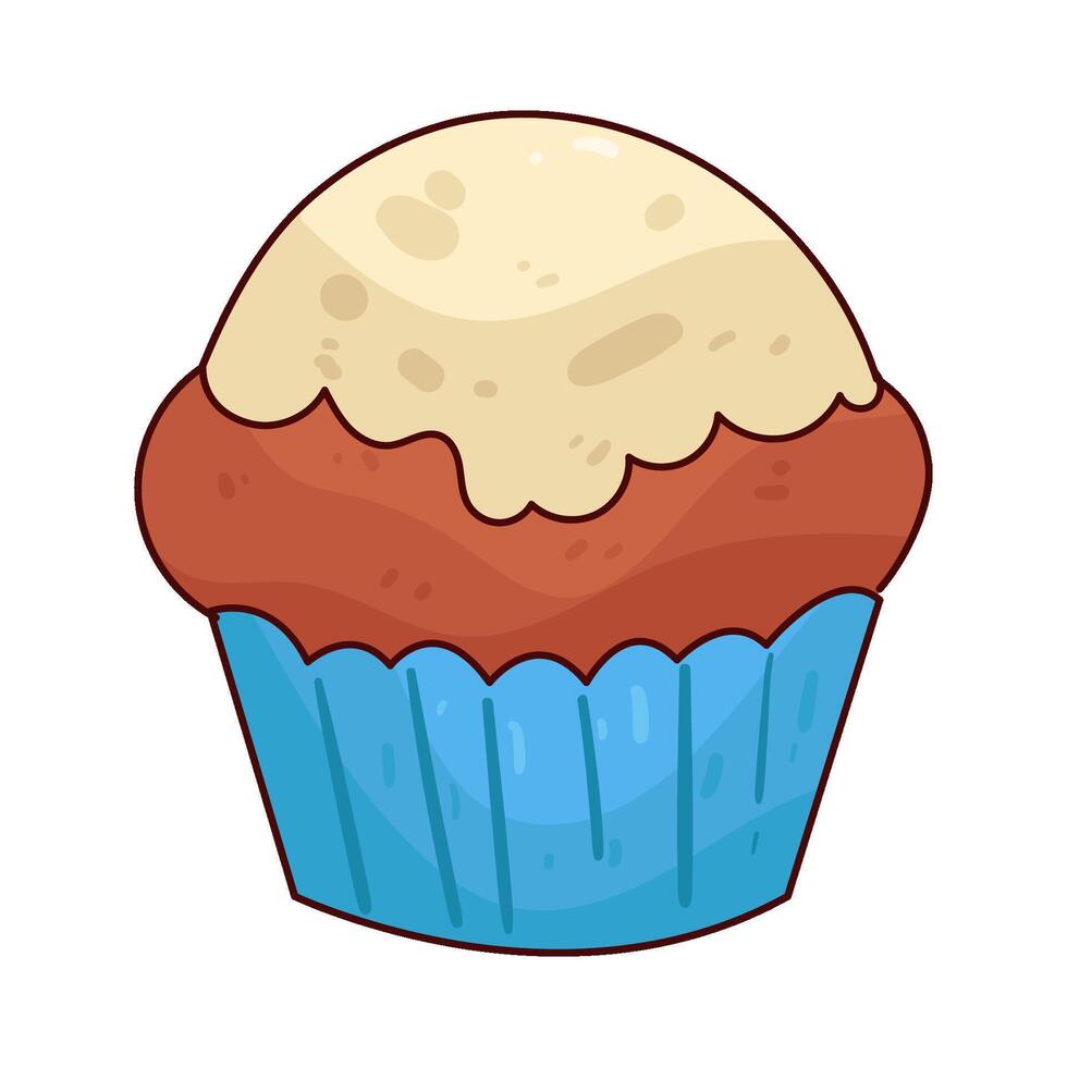 Illustration of cupcake vector
