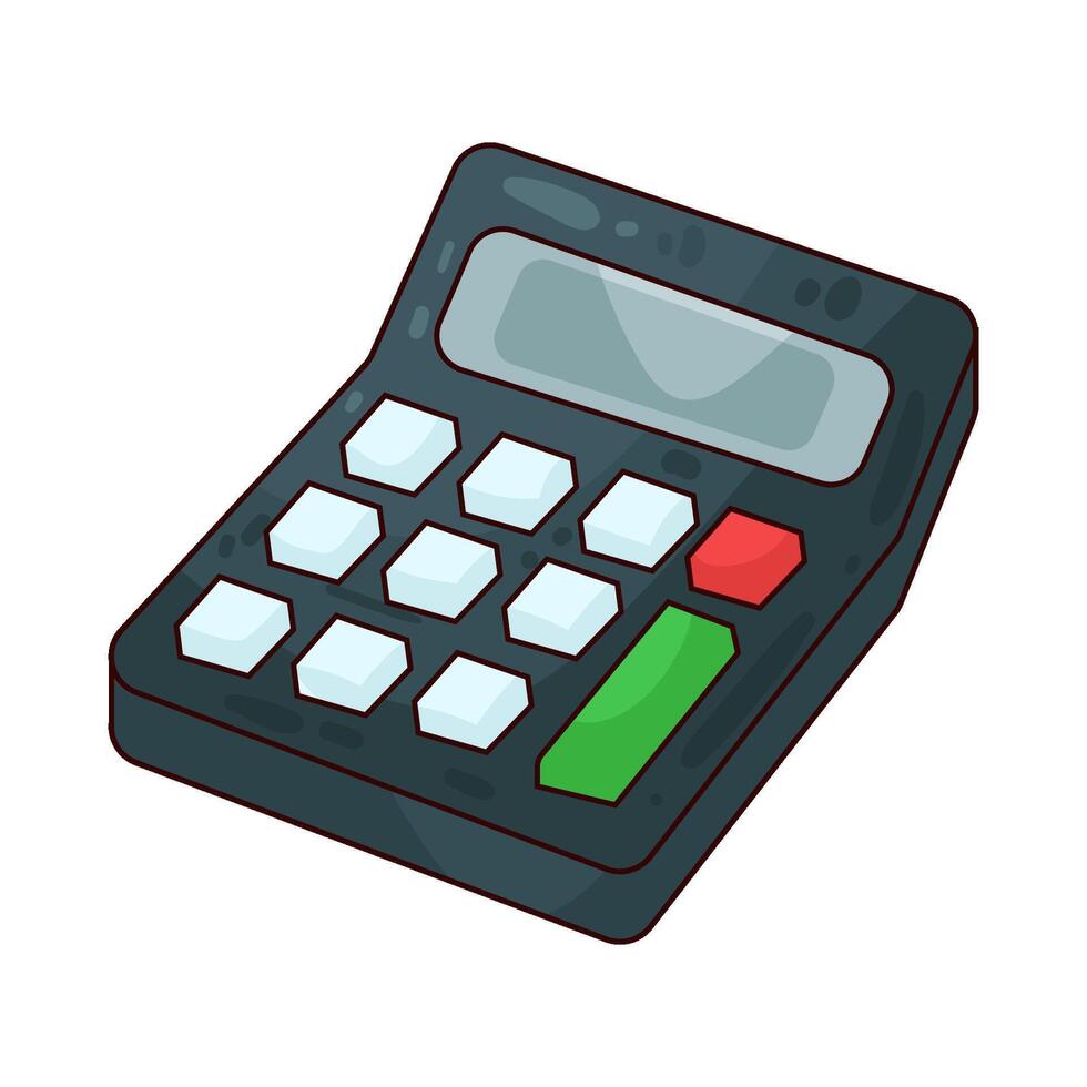 Illustration of calculator vector