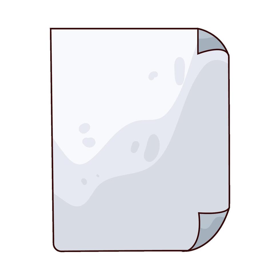 Illustration of paper vector