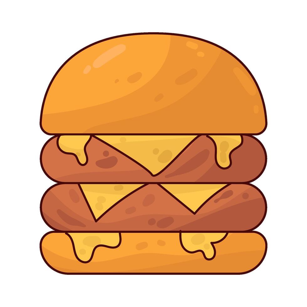 Illustration of double burger vector