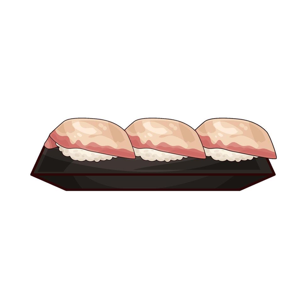 illustration of Fresh Sushi Taste vector