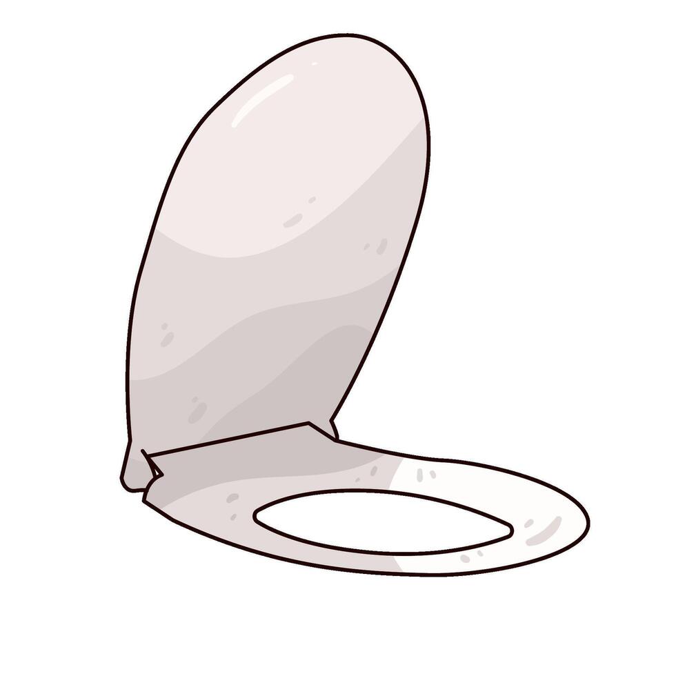 Illustration of toilet seat vector
