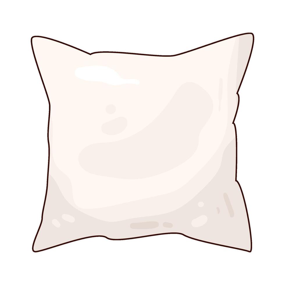 Illustration of pillow vector