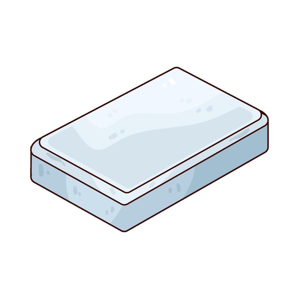 Illustration of bed vector