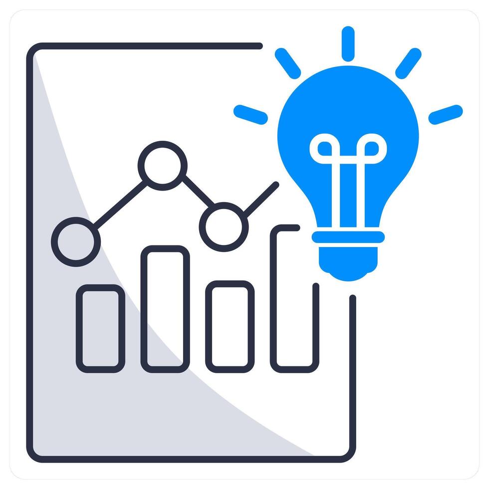 Idea to Profit and strategy icon concept vector