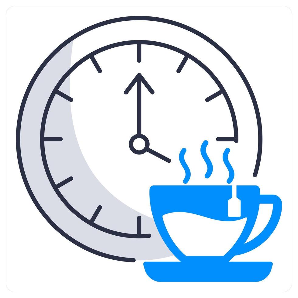 Break Time and pause icon concept vector