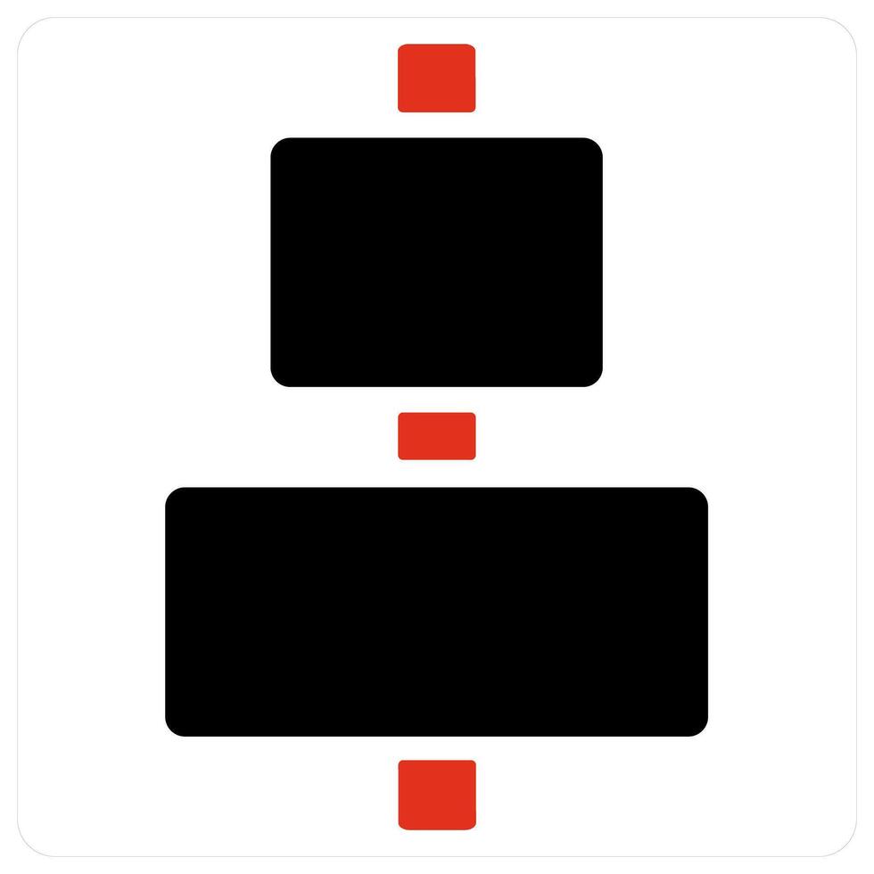 center align and align icon concept vector