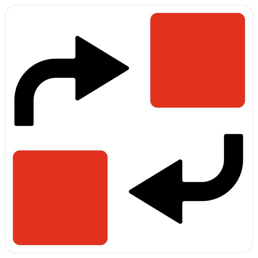 Merge and link icon concept vector