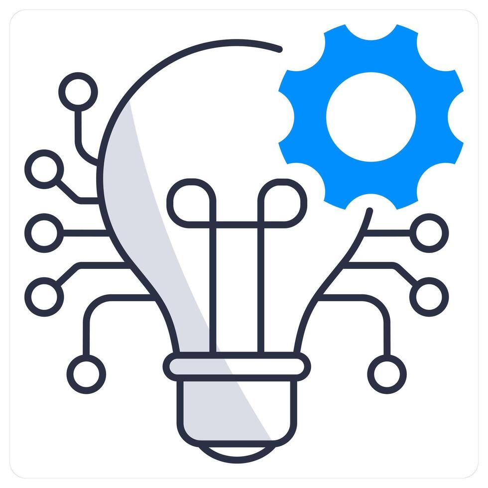 Disruptive Innovation and innovation icon concept vector