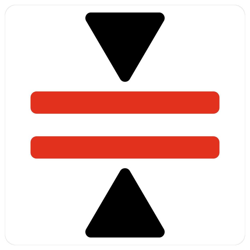 Middle align and Edit icon concept vector