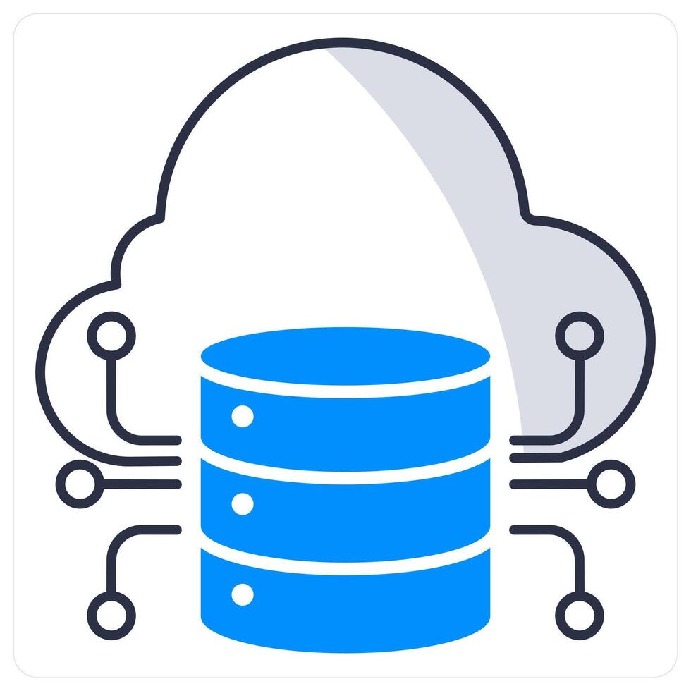 Big Data Analytics and data icon concept vector