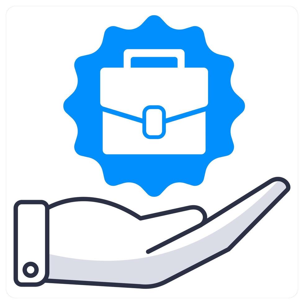 Job Offer and hiring icon concept vector