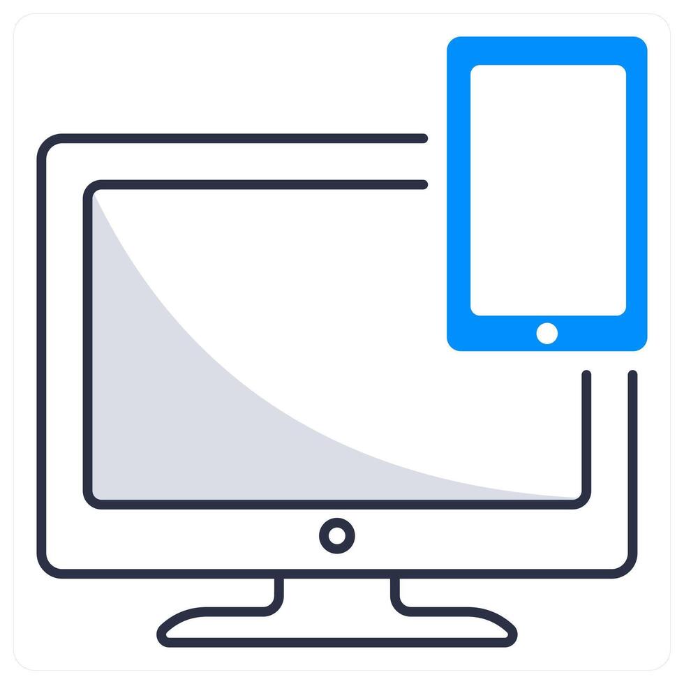 Responsive Design and layout icon concept vector